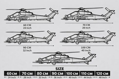 لوحة فنية جدارية معدنية Air*bus H125 E v2 - ديكور جدار الطيران - صورة ظلية للطائرة معلقة على الحائط - ديكور جدار معدني حديث للمنزل والمكتب والجراج وكهف الرجل - هدية عيد الميلاد (100 سم 40 بوصة) in Kuwait