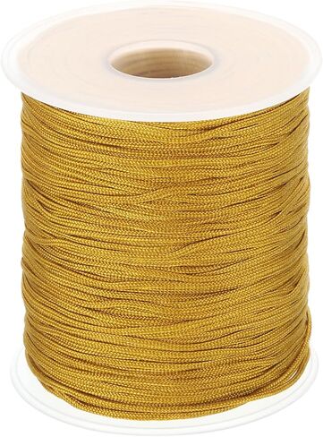 uxcell Braided Lift Shade Cord, 1.5mm 164 Yards Roman Shades Cord Braided Nylon Cord String Necklace Bracelet String Cord for Roman Blind Shade Rollers DIY Craft, Lake Blue in Saudi Arabia