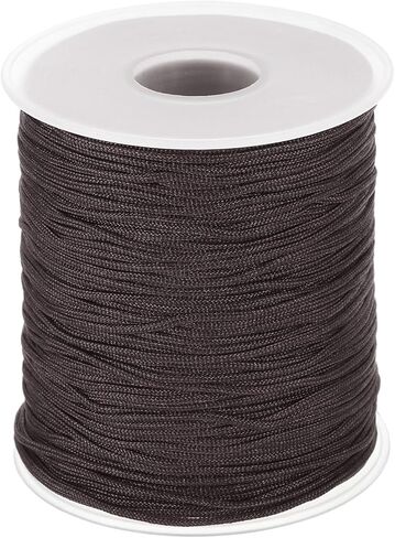 uxcell Braided Lift Shade Cord, 1.5mm 164 Yards Roman Shades Cord Braided Nylon Cord String Necklace Bracelet String Cord for Roman Blind Shade Rollers DIY Craft, Lake Blue in Saudi Arabia