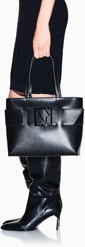 Armani Exchange Women's Essential, Susy, Square Logo Shopping S, One Size in Saudi Arabia