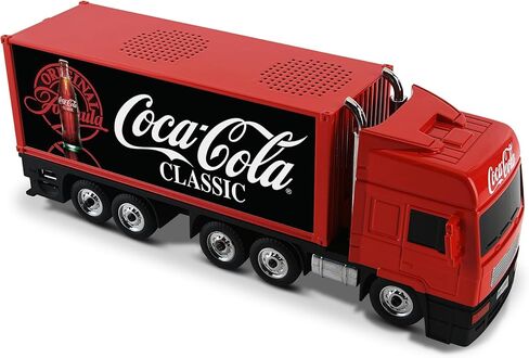 Coca-Cola Truck Replica Bluetooth Speaker with Deep Bass | USB, AUX, FM Radio, TF Card, and MP3 Compatibility Perfect for Home, Office or Group Party | Wireless Portable Speaker in Kuwait