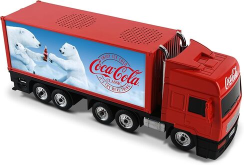 Coca-Cola Truck Replica Bluetooth Speaker with Deep Bass | USB, AUX, FM Radio, TF Card, and MP3 Compatibility Perfect for Home, Office or Group Party | Wireless Portable Speaker in Kuwait