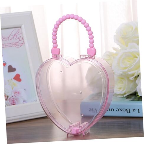 Jewelry Headwear Clips Stationery Handle Box Heart Shape Decorative Storage for Women in Kuwait