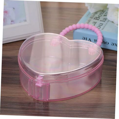 Jewelry Headwear Clips Stationery Handle Box Heart Shape Decorative Storage for Women in Kuwait