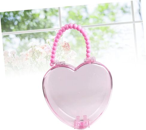 Jewelry Headwear Clips Stationery Handle Box Heart Shape Decorative Storage for Women in Kuwait