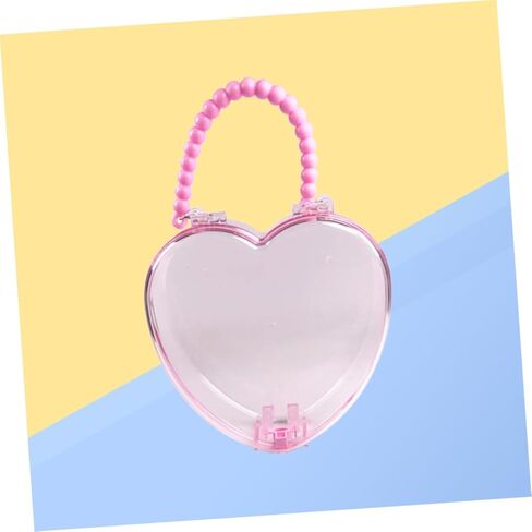 Jewelry Headwear Clips Stationery Handle Box Heart Shape Decorative Storage for Women in Kuwait