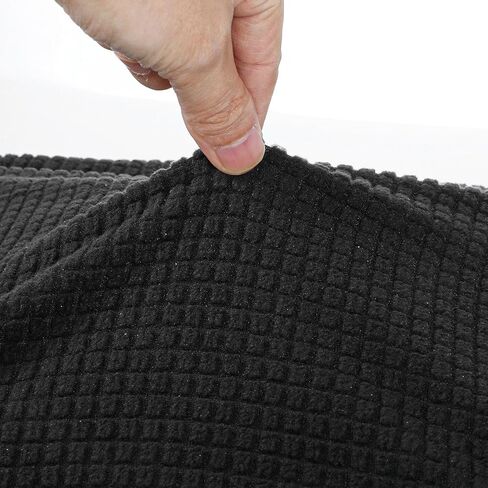 Chair Cover, Desk Chair Seat Cover Elastic Stretch Slipcovers Dining Room Chairs Seats Covers Washable Anti-dust Desk Seats Covers Cushion Protector Suitable for Diameter 38-50cm in Saudi Arabia