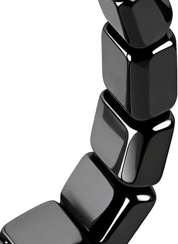 Hematite Bracelet | Everyday Wear Fashionable | Natural Hematite Stone Bracelet for Men | for Father Husband Boyfriend Classmates Wedding Birthday Valentine's Day in Saudi Arabia