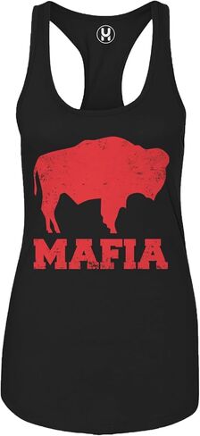 Mafia Football - New York Buffalo Crazy Fans Ladies Tank Top in Saudi Arabia