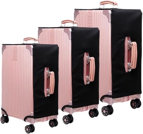 3 Pcs Clear Luggage Cove with 50 Pcs Sticksr, 20" 24" 28" PVC Luggage Covers for Suitcase Waterproof Dustproof Anti-scratch Travel Suitcase Covers Case (20 24 28) in Saudi Arabia