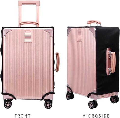 3 Pcs Clear Luggage Cove with 50 Pcs Sticksr, 20" 24" 28" PVC Luggage Covers for Suitcase Waterproof Dustproof Anti-scratch Travel Suitcase Covers Case (20 24 28) in Saudi Arabia