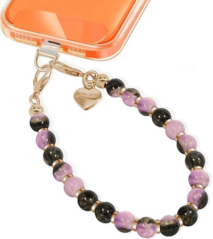Phone Wrist Strap Detachable Phone Charm Metal Phone Lanyard Wristlet Keychain for Women With Clear Tether Tabs in Kuwait