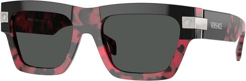 Versace Sunglasses VE 4464 545787 Top Black/Red Havana Dark Grey in Saudi Arabia