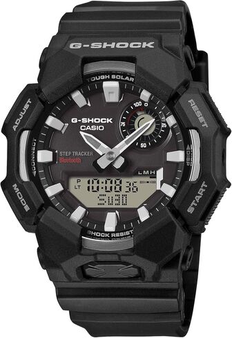 Casio G-Shock Analog-Digital Black Resin Step Tracker Watch GAB010-1A in Saudi Arabia