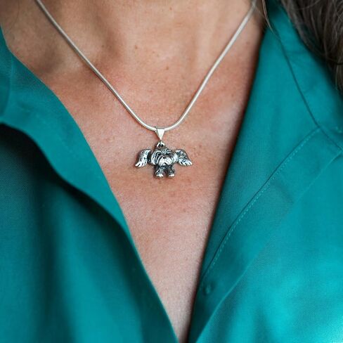 Havanese Gifts for Women - Sterling Silver Havanese Pendant for Necklace - Handcrafted in the USA in Saudi Arabia