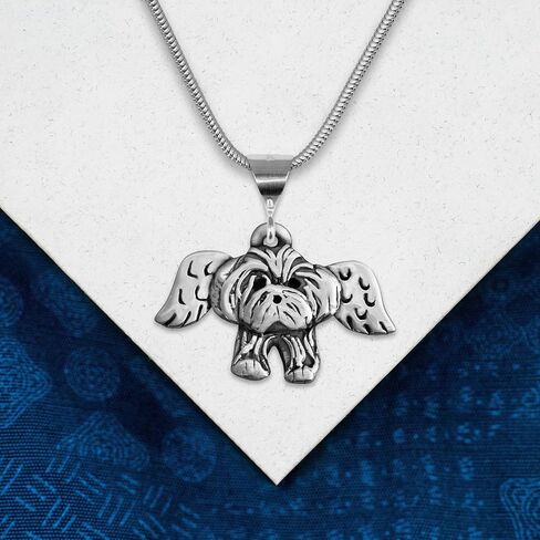 Havanese Gifts for Women - Sterling Silver Havanese Pendant for Necklace - Handcrafted in the USA in Saudi Arabia