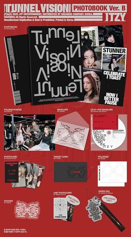 ITZY TUNNEL VISION [Photobook Ver.] 11th Mini Album + Pre-Order Gift (Ver. B) in Saudi Arabia