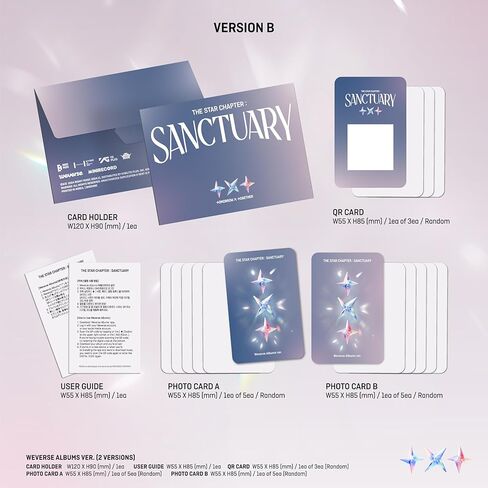 TXT 7th Mini Album - [The Star Chapter : SANCTUARY] Weverse Random Version in Saudi Arabia