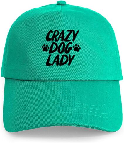 قبعة CafePress Crazy Dog Lady قبعة بيسبول قابلة للتعديل in Kuwait