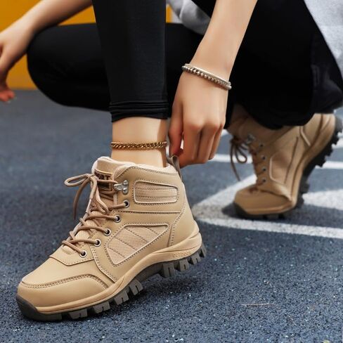 Women's Waterproof Hiking Boots Outdoor Trekking Camping Trail Hiking Boot Non-Slip Comfortable Sneakers Walking Hiking Shoes in Saudi Arabia