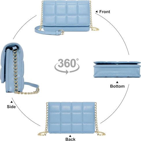 KUKOO Small Crossbody Bag for Women Cell Phone Wallet Purse Clutch Handbags with Credit Card Slots in Saudi Arabia
