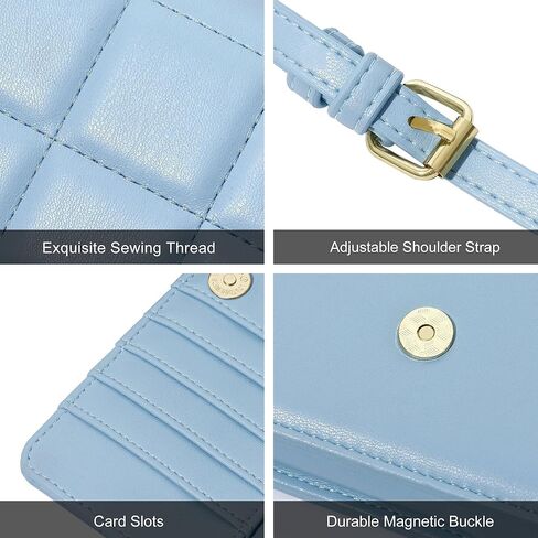 KUKOO Small Crossbody Bag for Women Cell Phone Wallet Purse Clutch Handbags with Credit Card Slots in Saudi Arabia