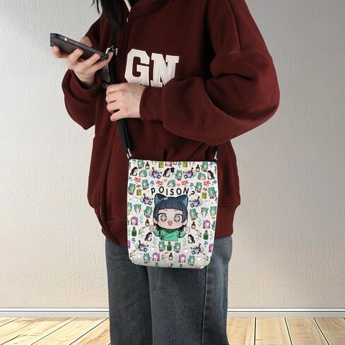 G2TUP Anime Inspired Crossbody Bag Mao & Jinshi Gifts Poison Lover Gifts Anime Apothecary Shoulder Bag in Saudi Arabia