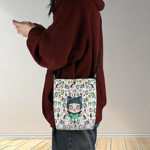 G2TUP Anime Inspired Crossbody Bag Mao & Jinshi Gifts Poison Lover Gifts Anime Apothecary Shoulder Bag in Saudi Arabia