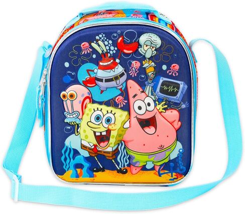 Nickelodeon Spongebob Squarepants Backpack with Lunch Box for Kids - Bundle with 16" School Bag, Lunch Box, and More | Spongebob School Supplies for Boys, Girls in Saudi Arabia