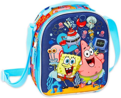 Nickelodeon Spongebob Squarepants Backpack with Lunch Box for Kids - Bundle with 16" School Bag, Lunch Box, and More | Spongebob School Supplies for Boys, Girls in Saudi Arabia
