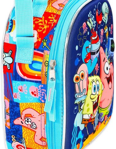 Nickelodeon Spongebob Squarepants Backpack with Lunch Box for Kids - Bundle with 16" School Bag, Lunch Box, and More | Spongebob School Supplies for Boys, Girls in Saudi Arabia