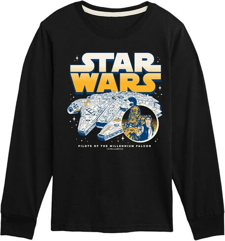 Star Wars - Han Chewy Millennium Falcon - Toddler and Youth Long Sleeve Tee in Saudi Arabia