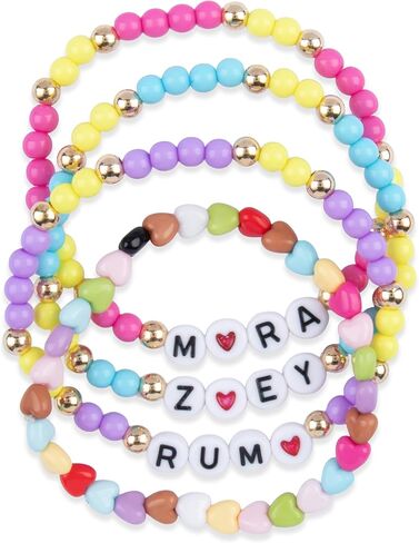 Stackable Stretch Bracelets Friendship Beaded Bracelets Birthday Christmas Gifts for Little Fans Women Unique Gift Jewelry in Saudi Arabia