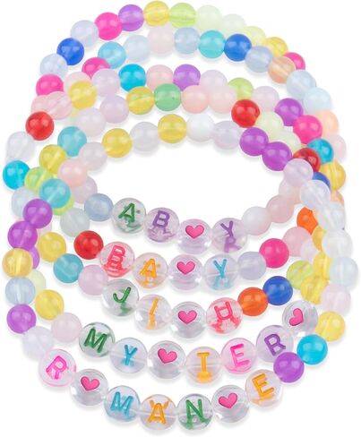 Stackable Stretch Bracelets Friendship Beaded Bracelets Birthday Christmas Gifts for Little Fans Women Unique Gift Jewelry in Saudi Arabia