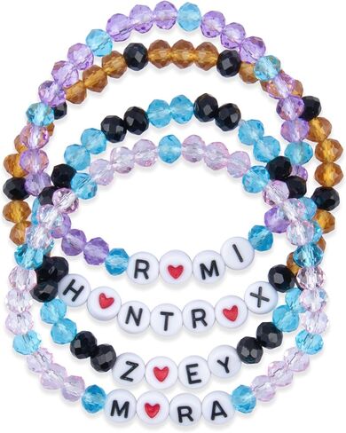 Stackable Stretch Bracelets Friendship Beaded Bracelets Birthday Christmas Gifts for Little Fans Women Unique Gift Jewelry in Saudi Arabia
