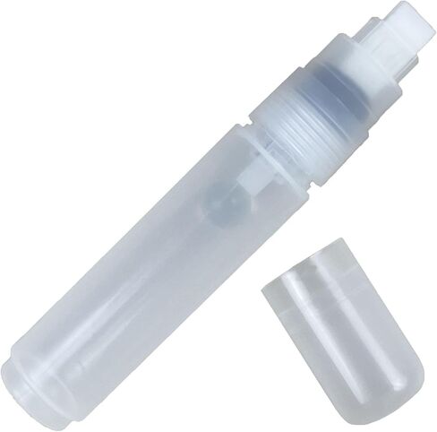 Empty Acrylic Paint Markers - Jumbo 11mm Chisel Tips, Refillable Application Tools for for Glue Crafts, Car Touch-Up, Watercolor Painting, DIY, and Graffiti Art & More Large Markers (2 Pcs/Pack) in Saudi Arabia