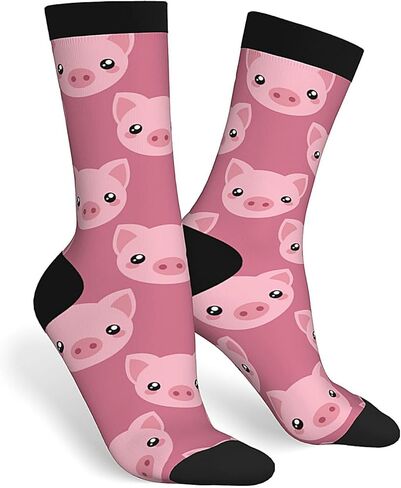 Men Women Dress Novelty Socks, Funny Crazy Crew Socks Casual Gifts in Saudi Arabia