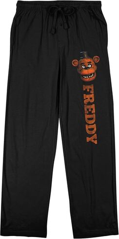 Five Nights at Freddy's Freddy Fazbear Men's Black Sleep Pajama Pants in Saudi Arabia