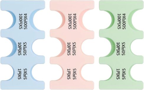 PATIKIL 3Pcs Japanese Coin Holder, Portable JPY Coin Organiser Dispenser Coin Hard Case Storage 6 Slots, Great for Home, Office, Collection, Transparent in Kuwait