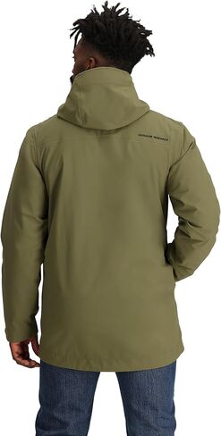 OUTDOOR RESEARCH Men's Foray 3L 3-in-1 Parka | Waterproof, Windproof, Insulated, Breathable, Hooded Long Sleeve Jacket, Standard Fit in Saudi Arabia