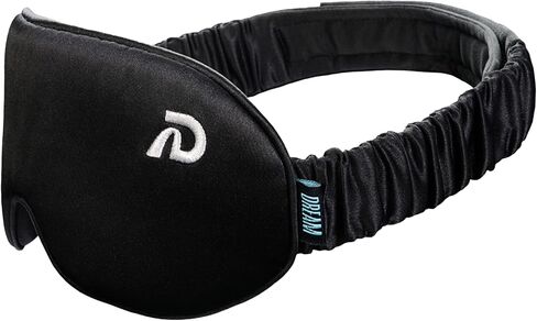 Dream Recovery The Luxe Mask - 3D Performance Silk Sleep Mask for Side Sleepers - 100% Light Blocking, Adjustable Eye Cover for Sleeping in Saudi Arabia