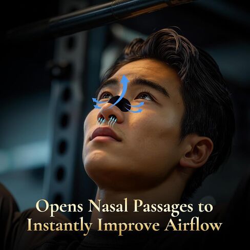 Nasal Strips for Snoring – Extra Strength Nose Strips for Sleep, Breathing & Congestion Relief – Hypoallergenic, Latex-Free, Sweat-Resistant Nasal Strips for Snoring and Sleep Quality in Saudi Arabia