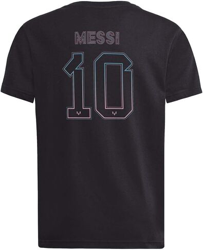 تي شيرتات مجموعة adidas Kids Lionel Messi X Miami Collection، احتفل بوصول ميسي إلى ميامي. Bienvenido لميامي ميسي in Saudi Arabia