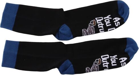 PXTIDY 2 Pairs Movie Inspired Socks As If You Could Outrun Me Gifts Lovers Gifts Role Fans Socks in Saudi Arabia