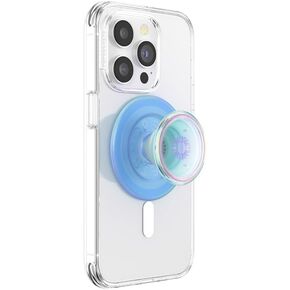 PopSockets Round Phone Grip Compatible with MagSafe, Adapter Ring Included, Phone Holder, Wireless Charging Compatible - Translucent He Loves Me Not in Kuwait