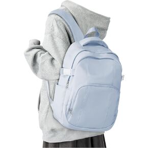 Cute Black Backpacks for School Women Men, Lightweight Casual Daypack College Backpack,Simple Middle Students Bookbag, Waterproof High School Bag for Teens Girls Boys in Saudi Arabia
