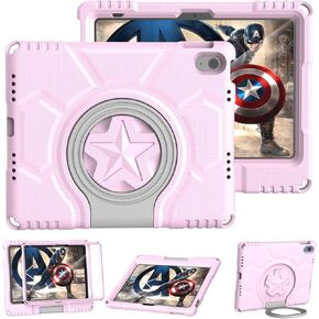 DICEKOO Kids Case for iPad 10th Generation 10.9 inch 2022 Release, with Built-in Screen Protector Durable Shockproof Handle Kickstand Kids Cover for Apple iPad 10 Gen 10.9" - Blue in Kuwait