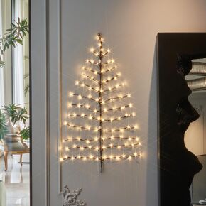 Birchlitland LED Wall Tree 6FT 180L Warm White Fairy Lights, Lighted Trees for Indoor Outdoor Home Thanksgiving Christmas Holiday Decoration in Saudi Arabia