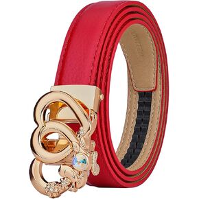VANNANBA Leather Women‘s Belts Ratchet Belt for Women with Belt Box in Saudi Arabia