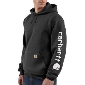 سويت شيرت بقلنسوة بشعار Carhartt كبير وطويل الوزن متوسط ​​الوزن للرجال in Saudi Arabia